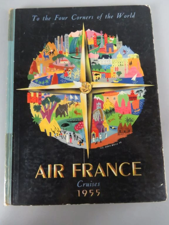 Set van 8 boeken over Air France en luchtvaartgeschiedenis