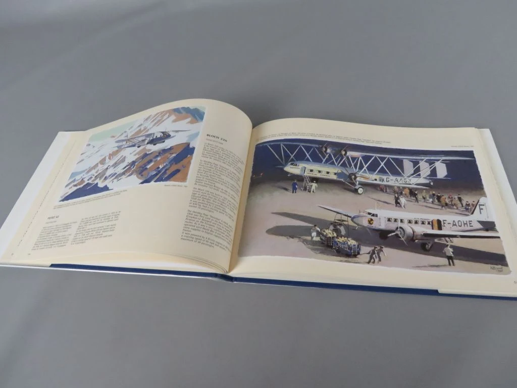 Set van 8 boeken over Air France en luchtvaartgeschiedenis