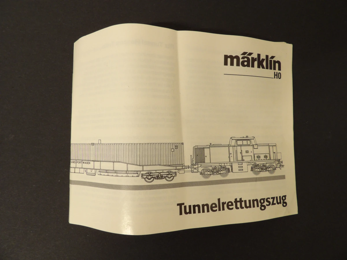 Märklin H0 26510 Tunnel 'reddingstrein'