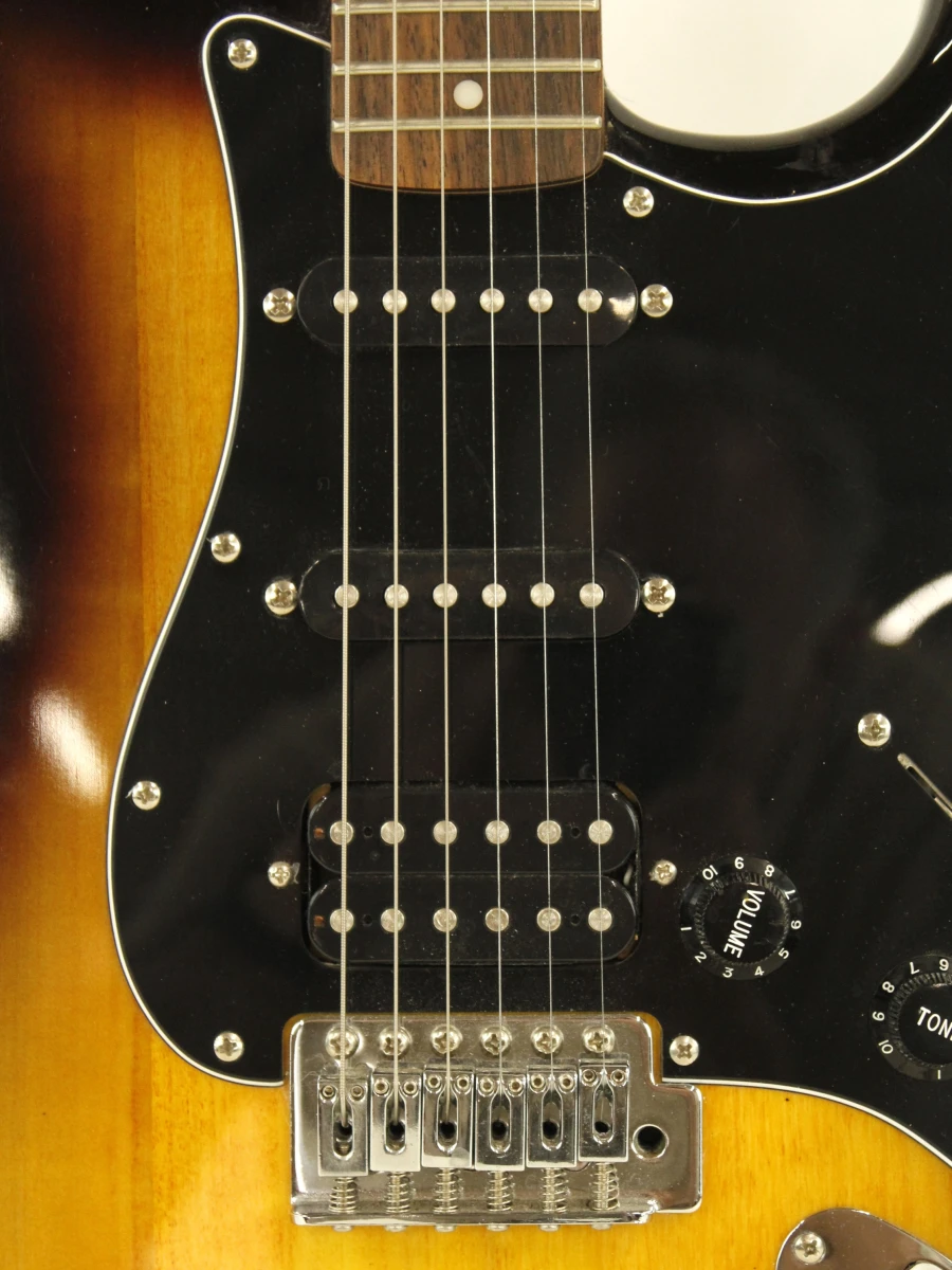 Elektrische gitaar Squier Affinity Strat HSS Brown Sunburst