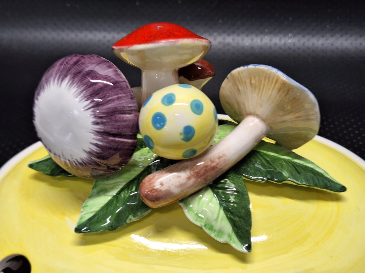 Vintage Seymour Mann “Country Casual” soepterrine met paddenstoelen - jaren 70/80 - foto 10