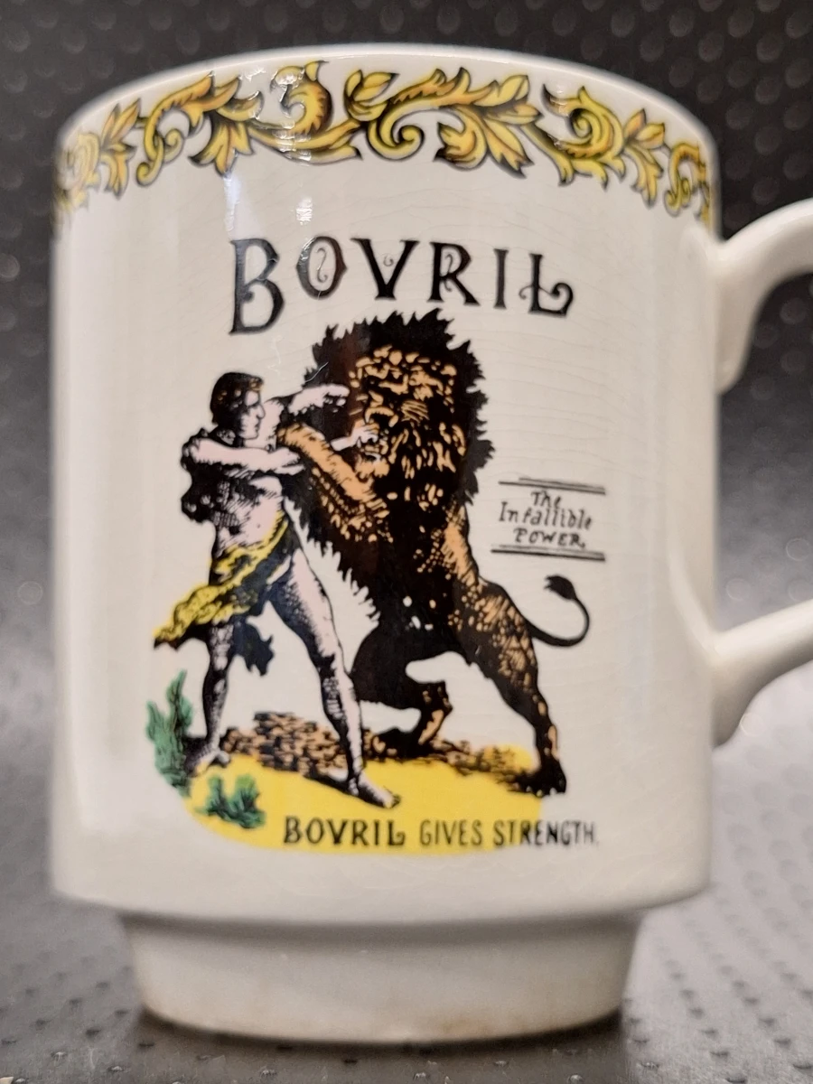 Set van 12 vintage Bovril-reclamemokken - Lord Nelson Pottery, Engeland 1976 - foto 4