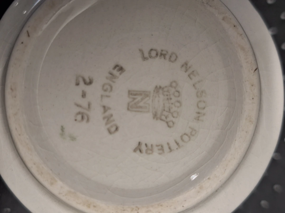 Set van 12 vintage Bovril-reclamemokken - Lord Nelson Pottery, Engeland 1976 - foto 9