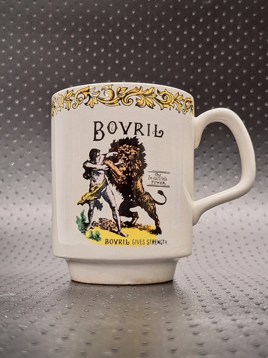 Set van 12 vintage Bovril-reclamemokken - Lord Nelson Pottery, Engeland 1976 - foto 3