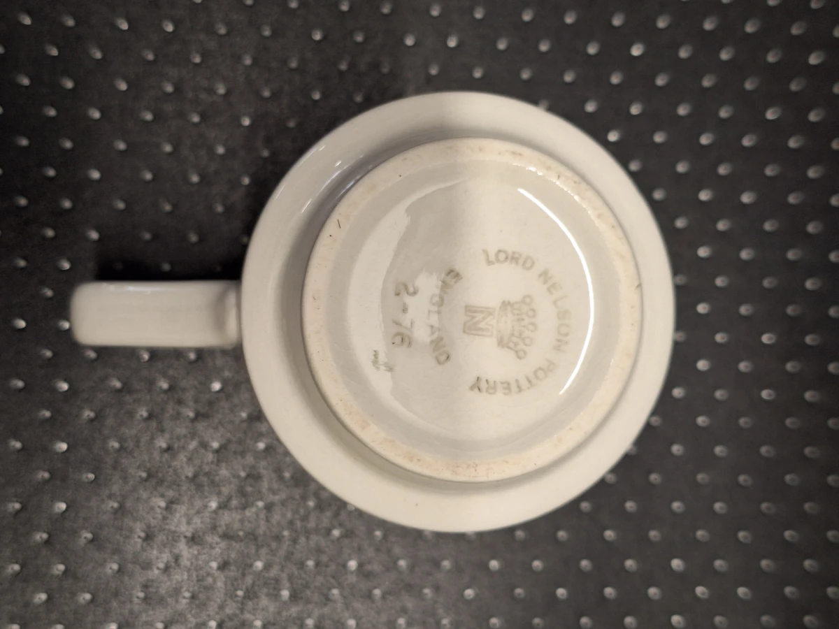Set van 12 vintage Bovril-reclamemokken - Lord Nelson Pottery, Engeland 1976 - foto 8