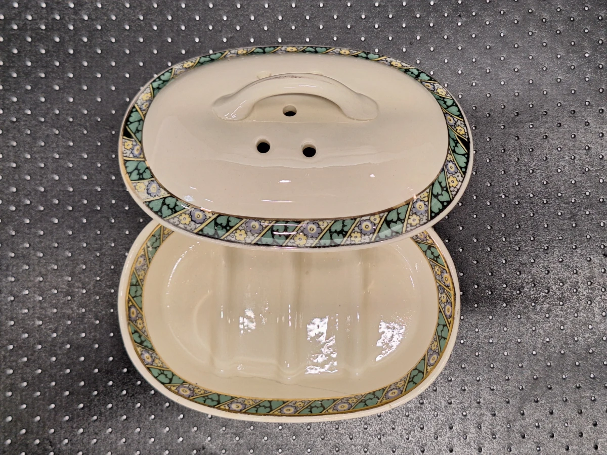 Antiek 5-delig Villeroy & Boch lampetstel “Bosna” - Jugendstil, circa 1900 - foto 23