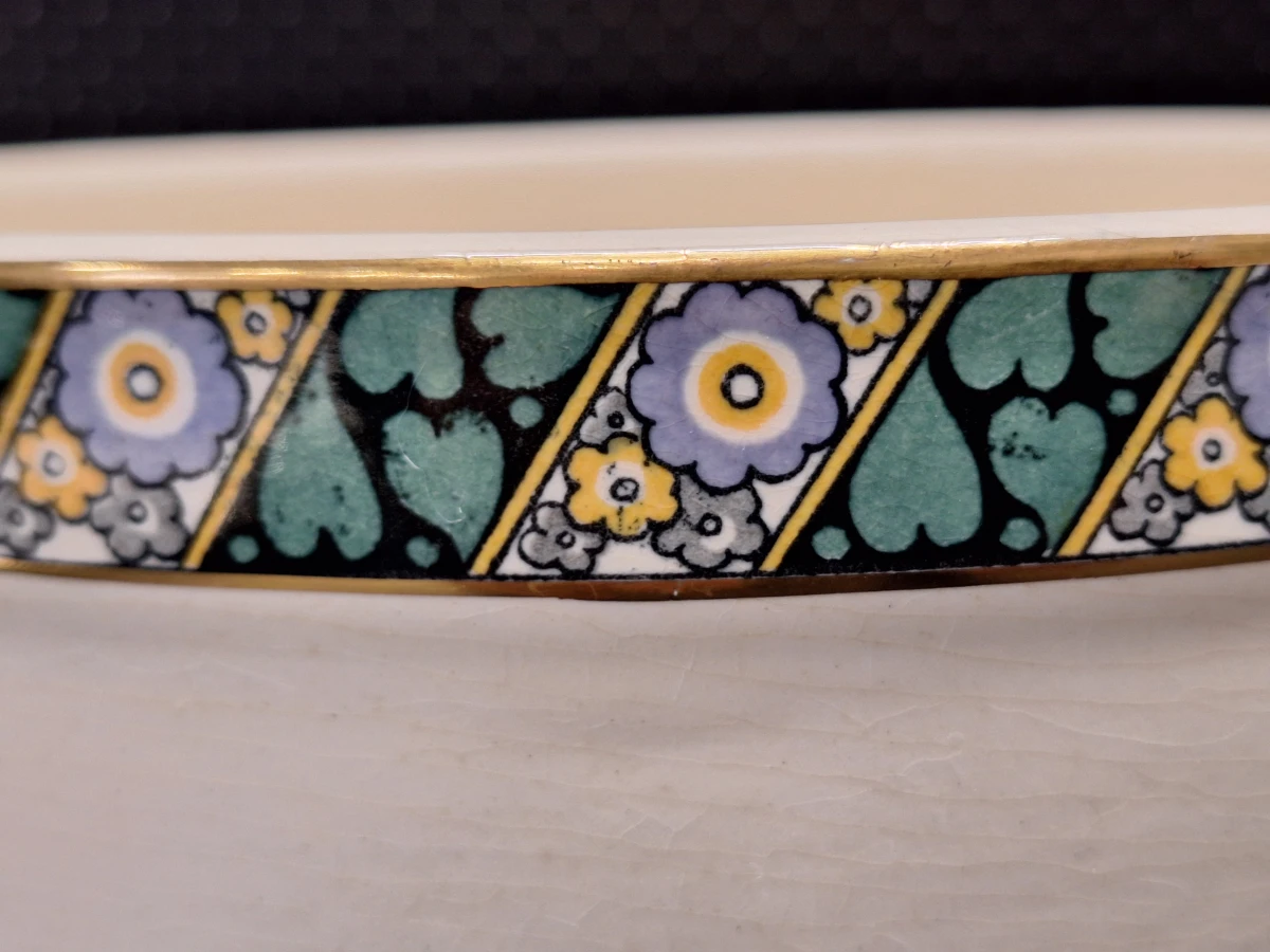 Antiek 5-delig Villeroy & Boch lampetstel “Bosna” - Jugendstil, circa 1900 - foto 14