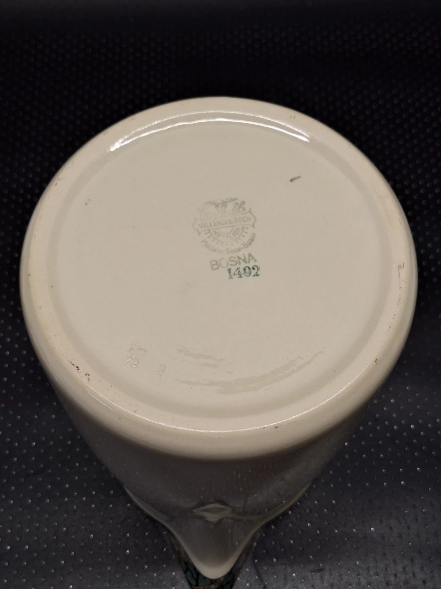 Antiek 5-delig Villeroy & Boch lampetstel “Bosna” - Jugendstil, circa 1900 - foto 11