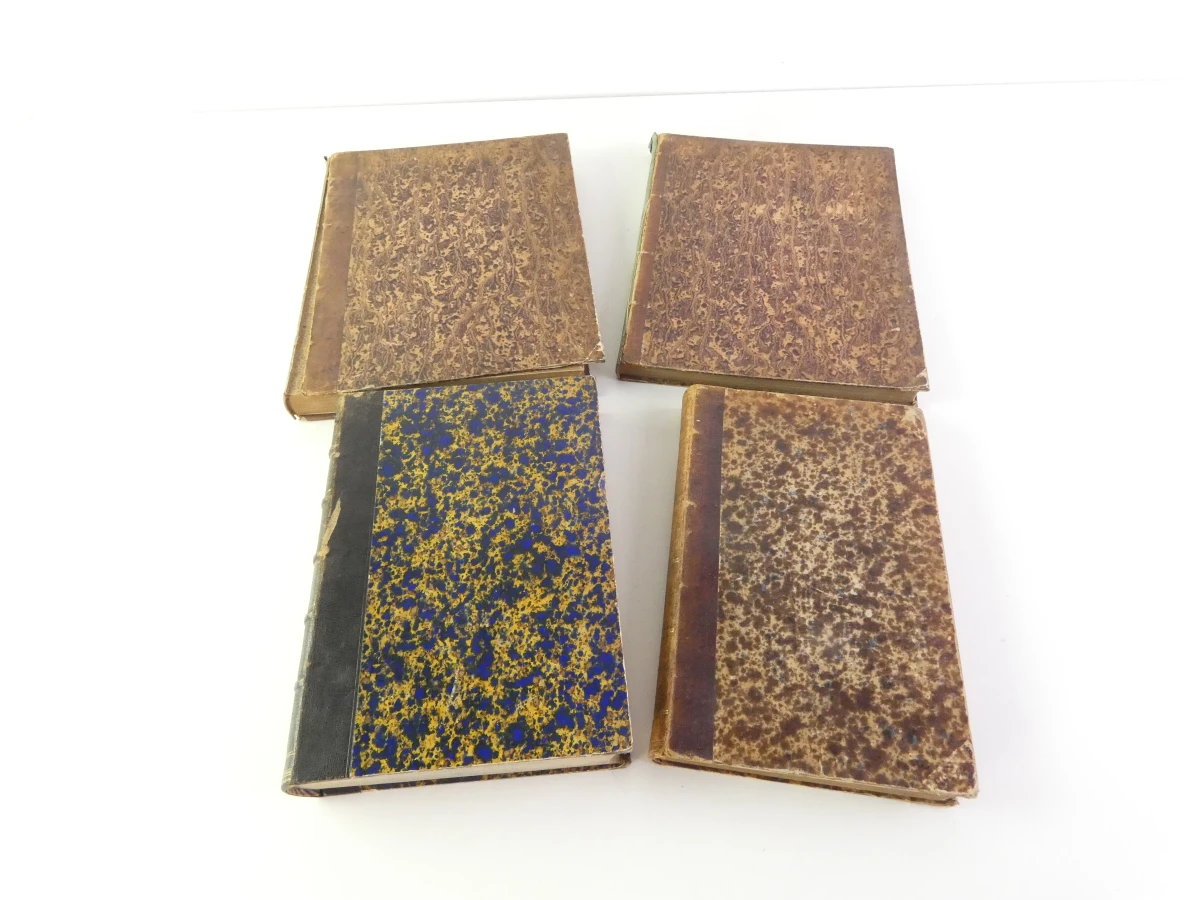 Set oude Franse wiskundeboeken, 19e eeuw