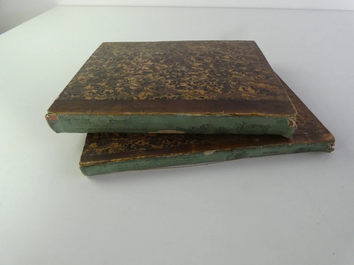Set oude Franse wiskundeboeken, 19e eeuw