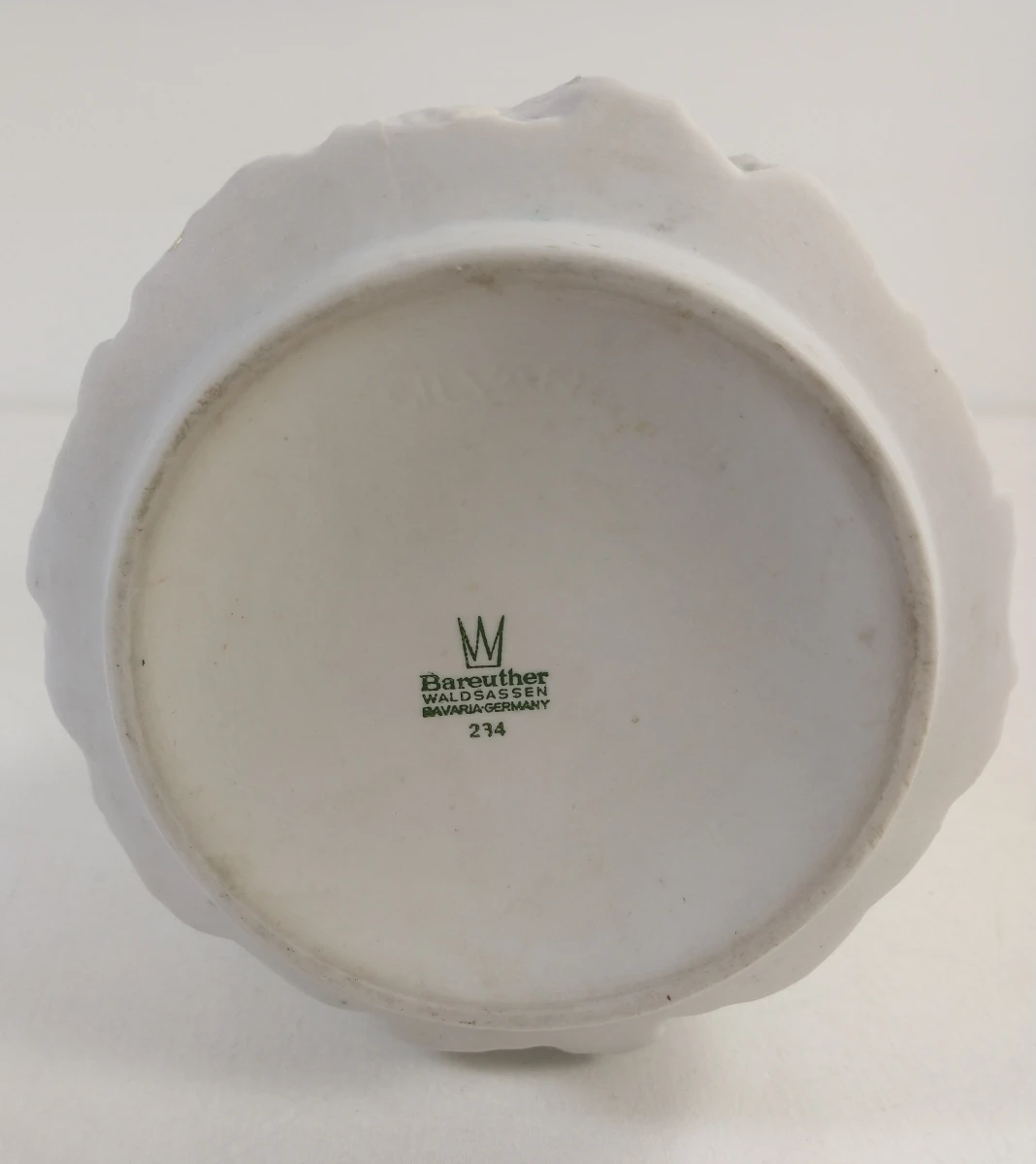 Bareuther Waldsassen porseleinen vaas met reliëfdecor - foto 4