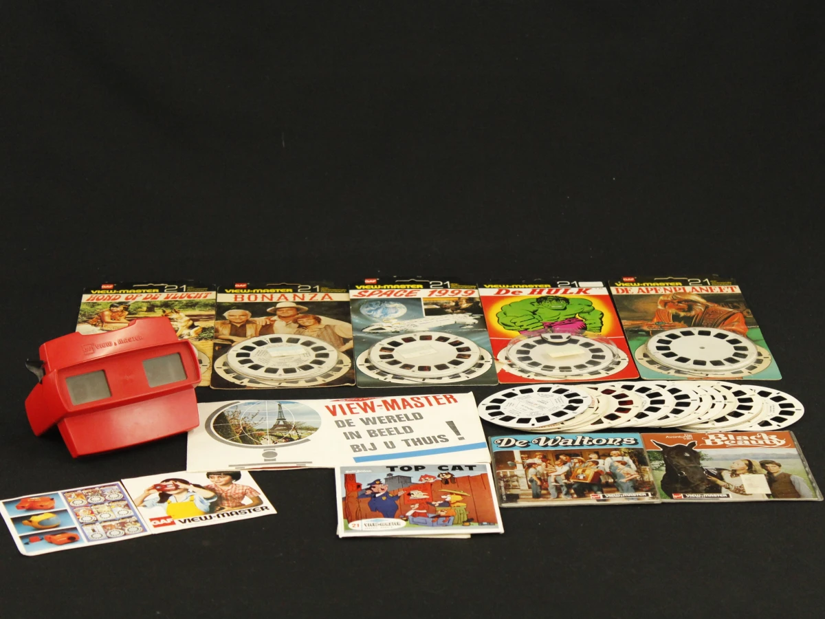 Vintage View-Master met schijven en boekjes