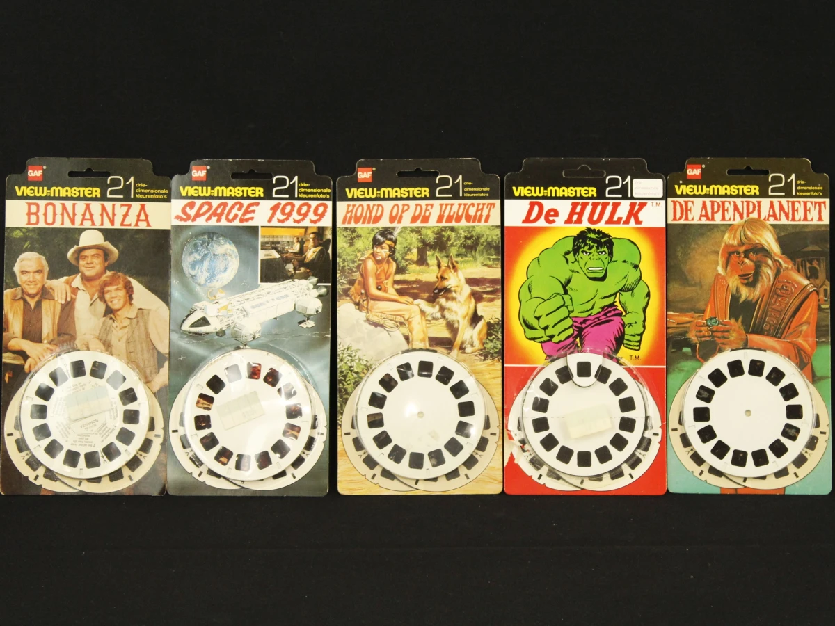 Vintage View-Master met schijven en boekjes