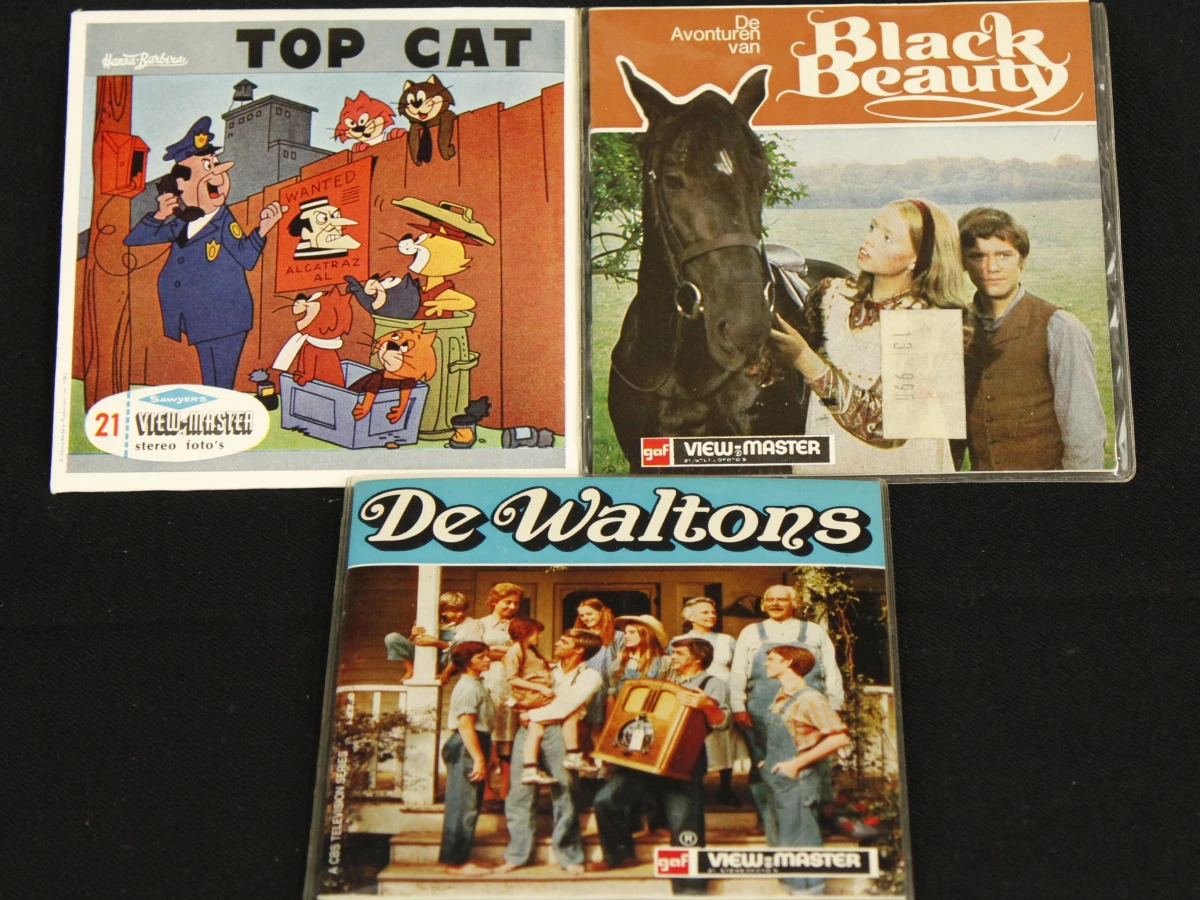 Vintage View-Master met schijven en boekjes