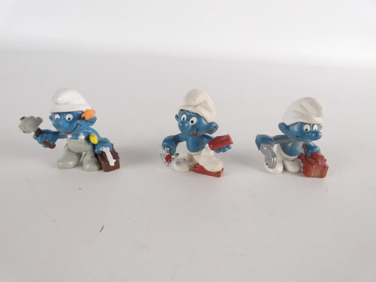 Lot van 28 Smurfenfiguren – Schleich & Peyo