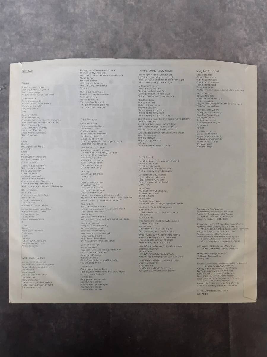 Vinyl: Randy Newman - Trouble In Paradise - foto 4