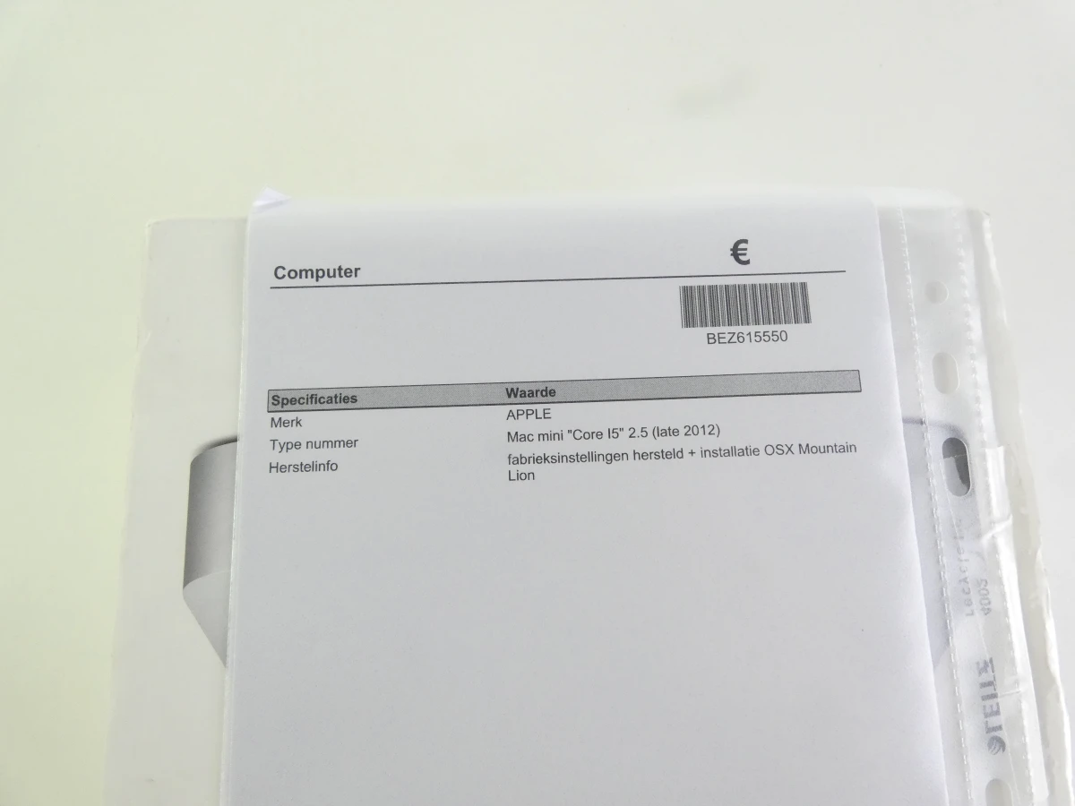 Apple Mac mini Core i5 2.5 GHz (2012) computer