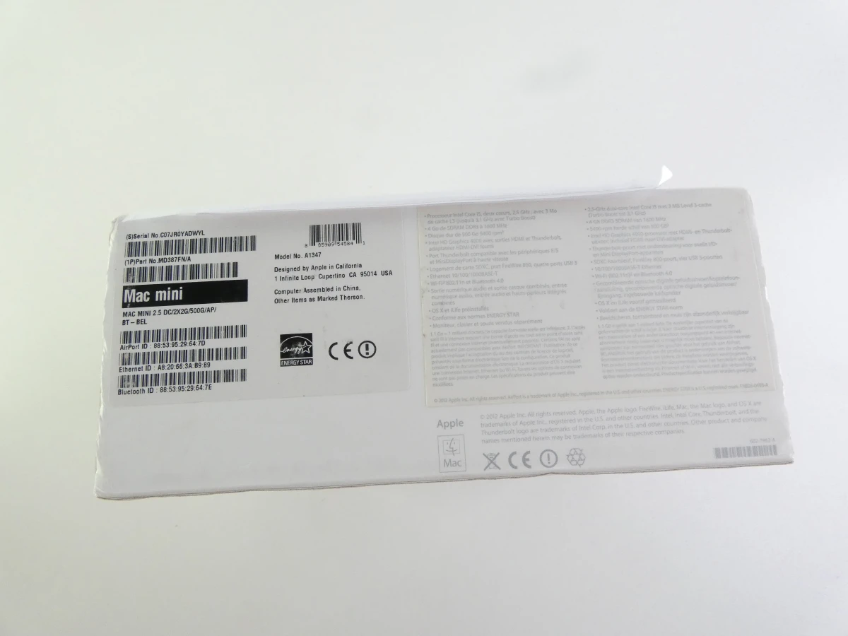 Apple Mac mini Core i5 2.5 GHz (2012) computer