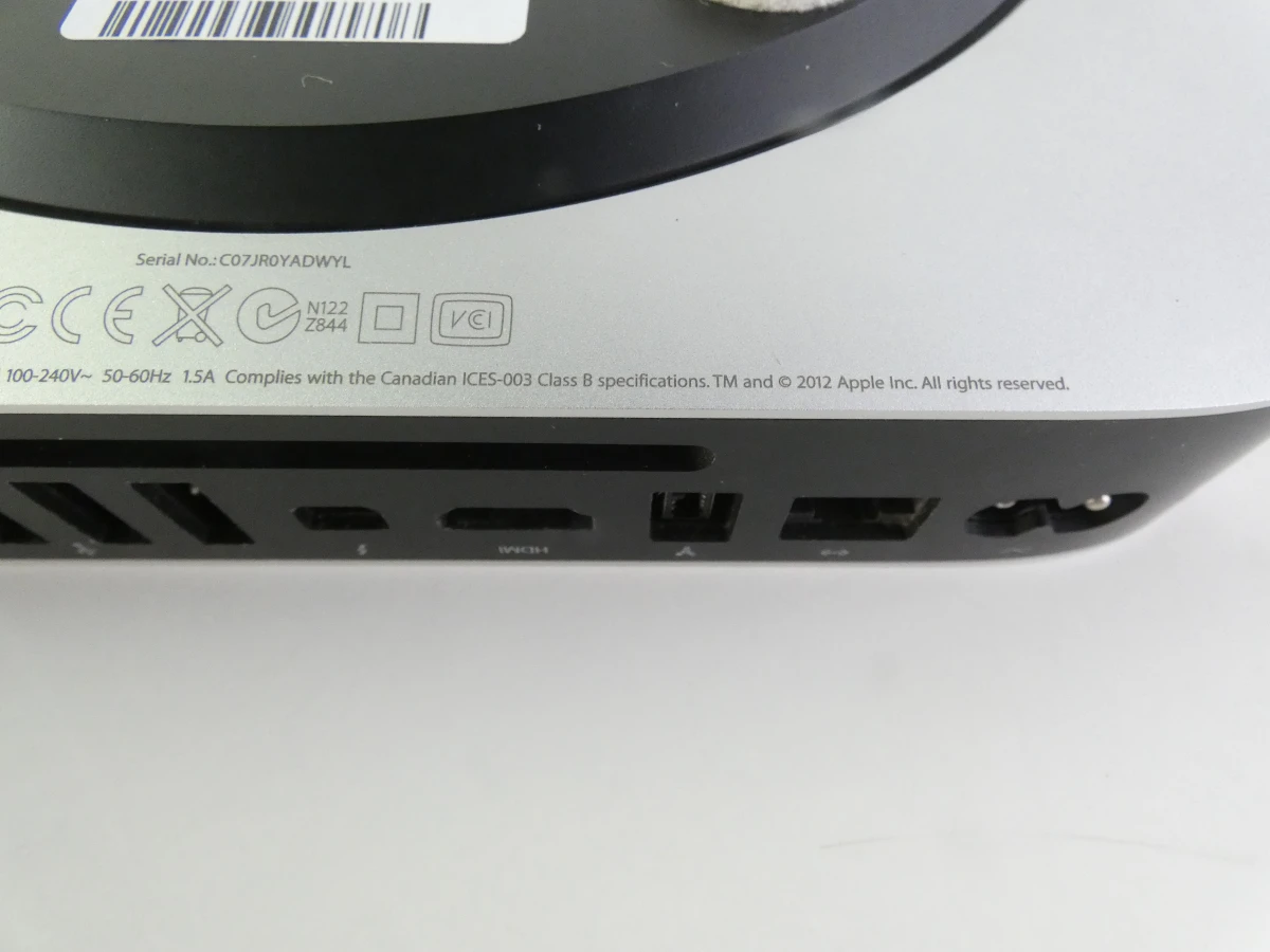 Apple Mac mini Core i5 2.5 GHz (2012) computer