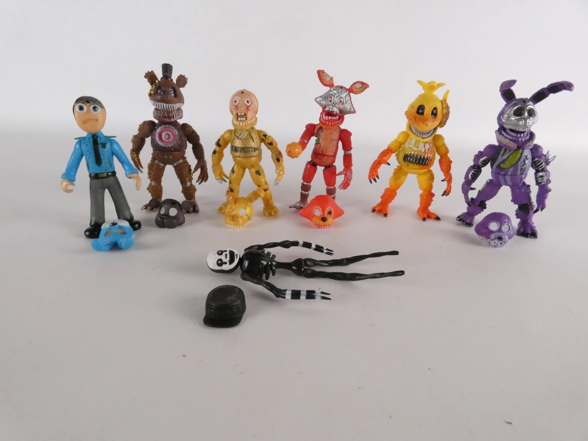 Lot Five Nights at Freddy's (FNAF) actiefiguren