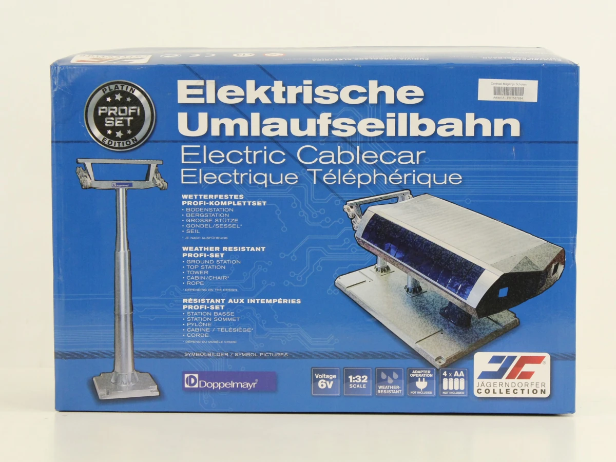 Jaegerndorfer Kabelbaan schaalmodel - Schaal 1:32
