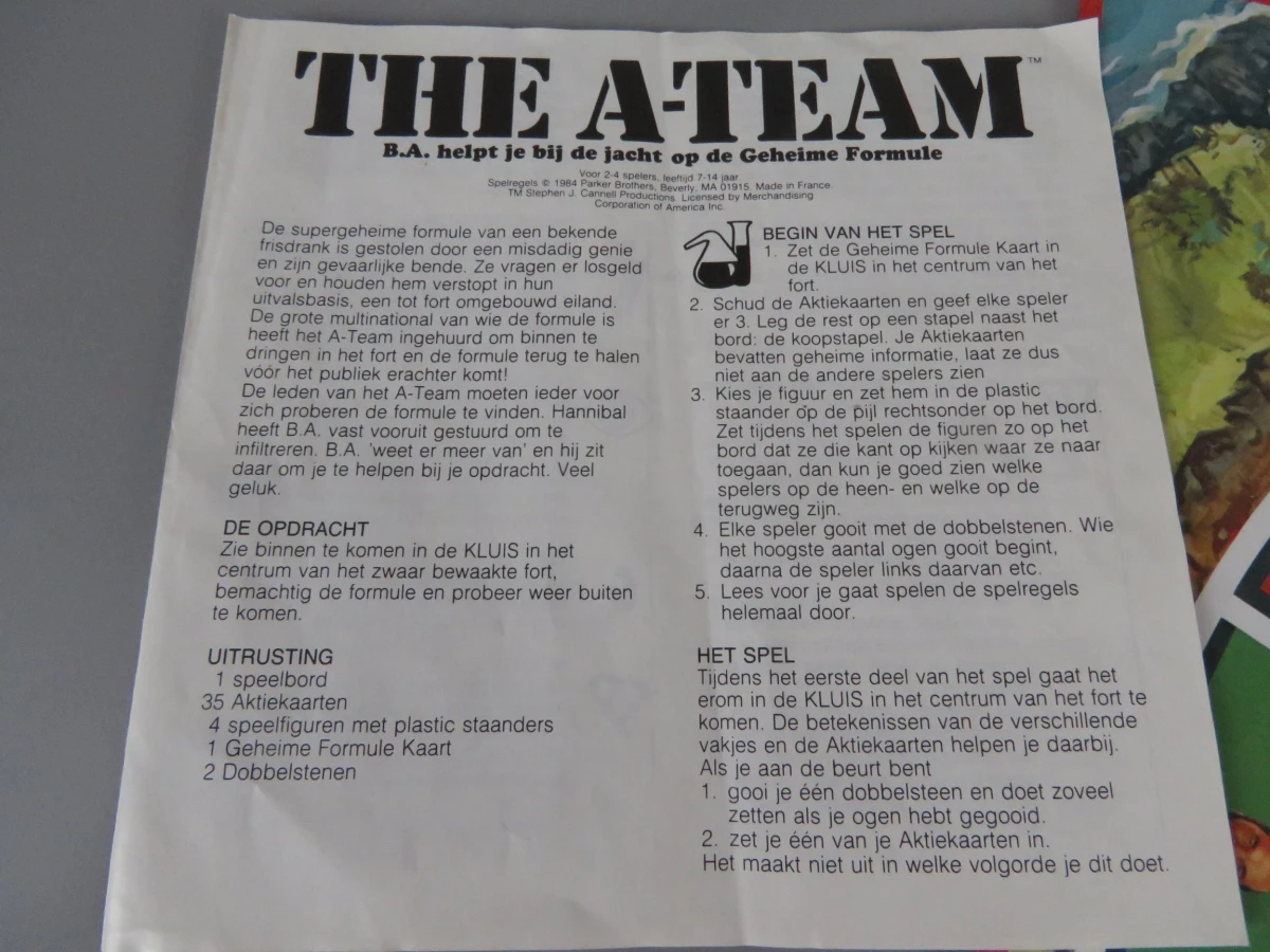 Gezelschap spel the A-team
