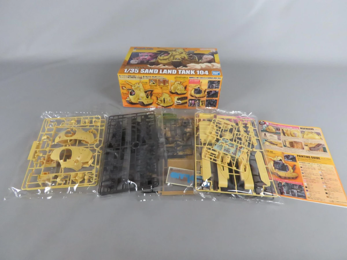 Bandai sand land tank modelbouw