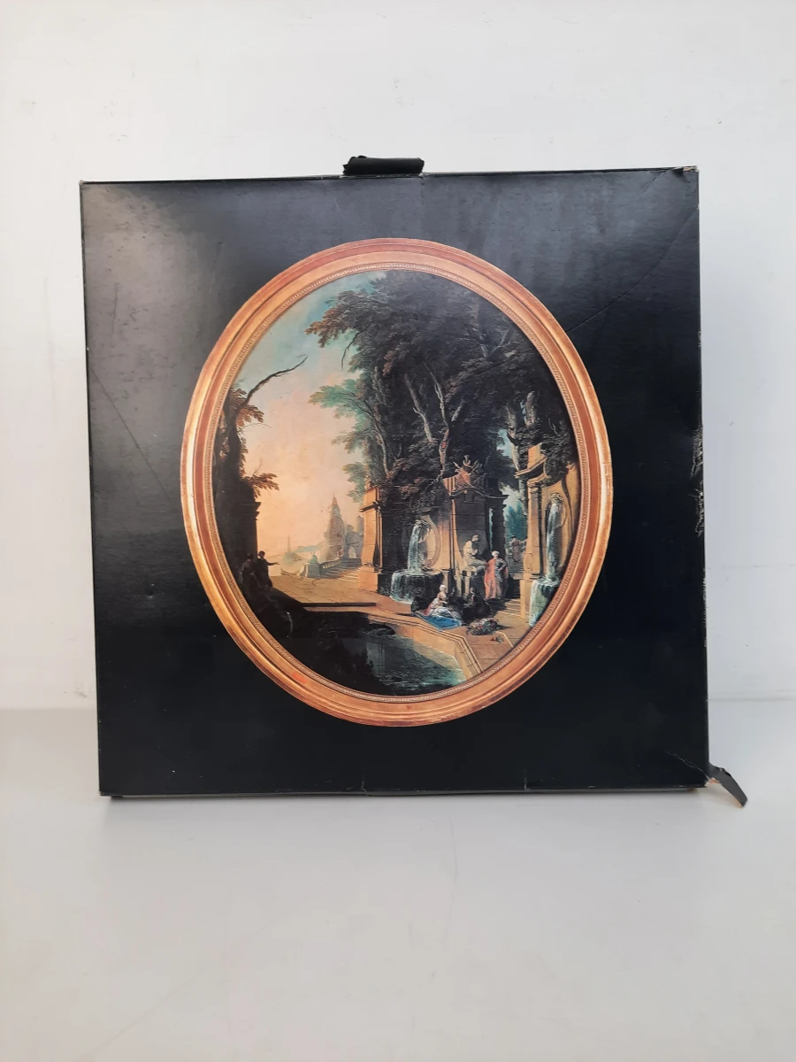 💥 Grote Berendsohn Zinnen Wandbord "Temperantia" (naar François Briot) - foto 3