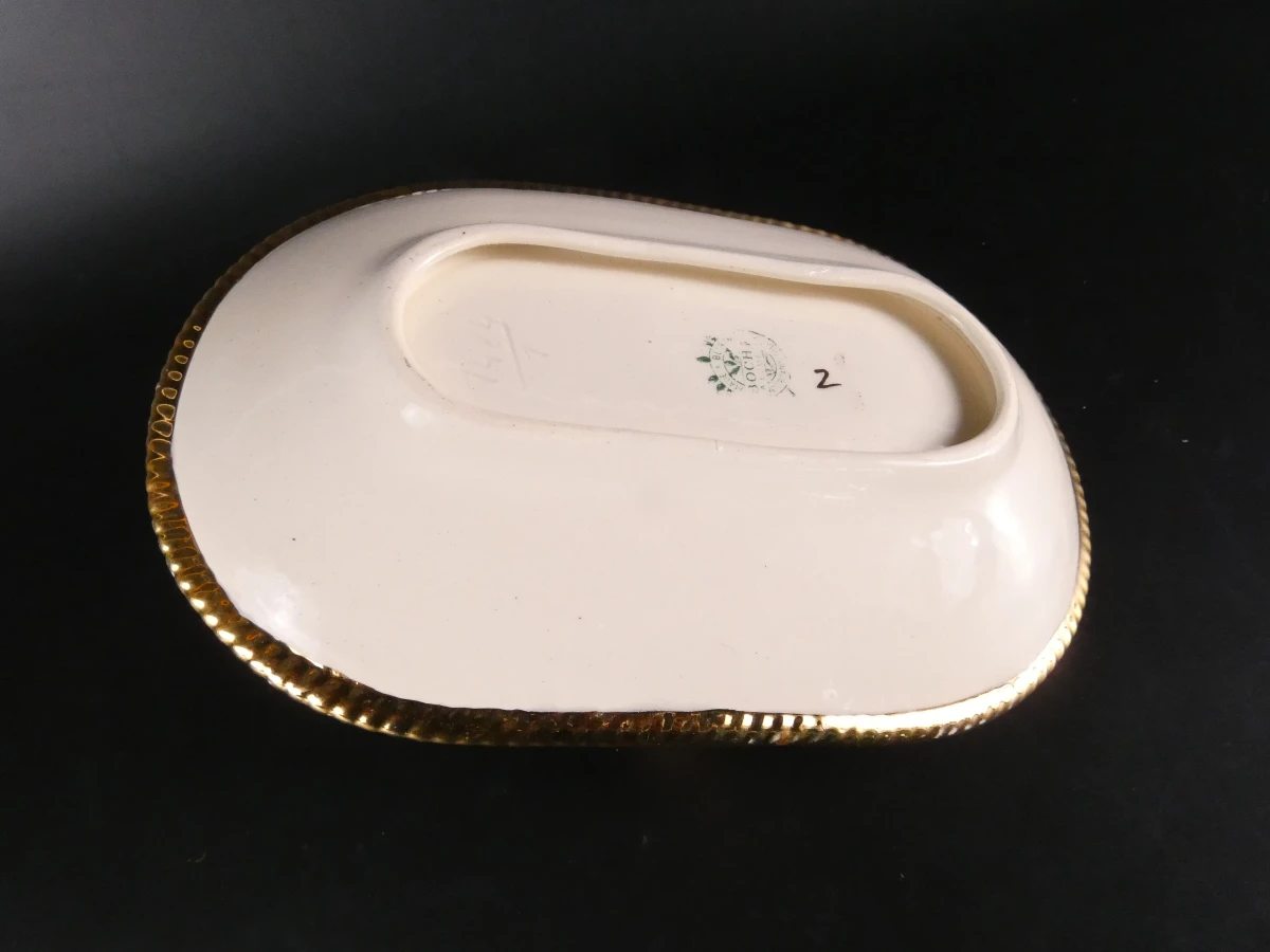 Boch Frères Keramis 'Shanghai' – Set van 2 Art Deco schalen