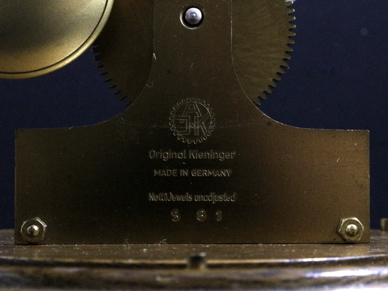 Vintage Kieninger Tafelklok, Duitsland ca. 1960-1970