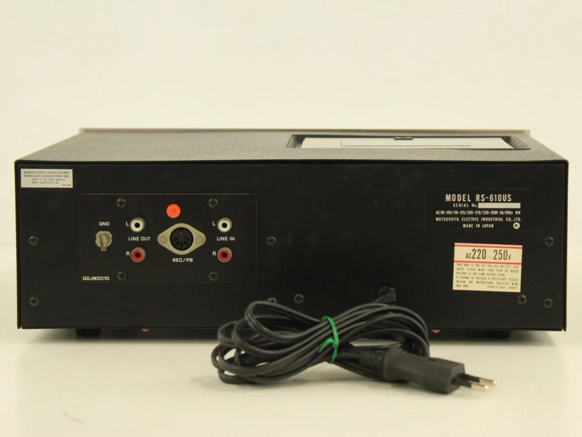 Technics Stereo Cassette Deck 610 (RS-610US) - foto 7