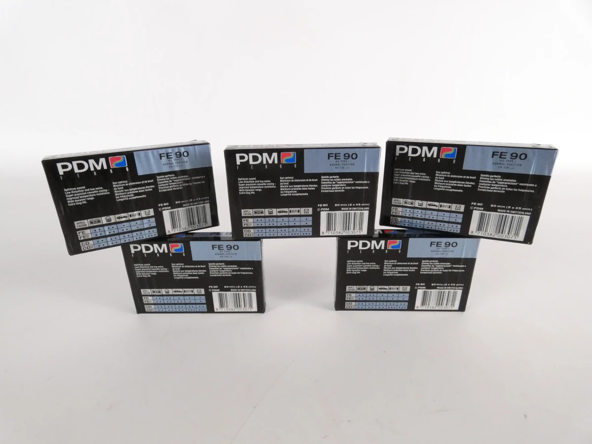 Set van 14 PDM FE90 audiocassettes