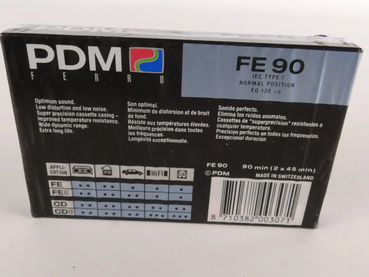 Set van 14 PDM FE90 audiocassettes