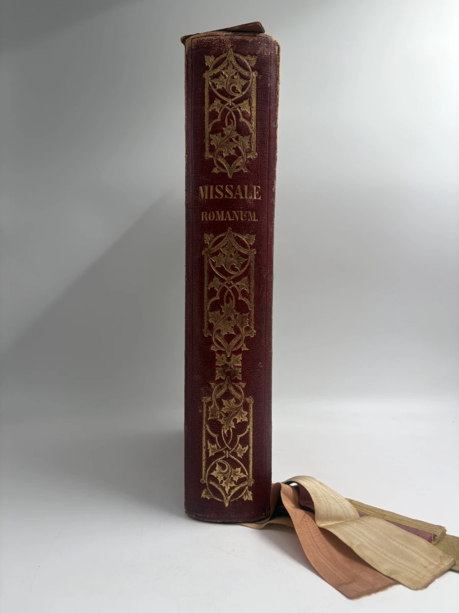 Antiek Missale Romanum gebedenboek