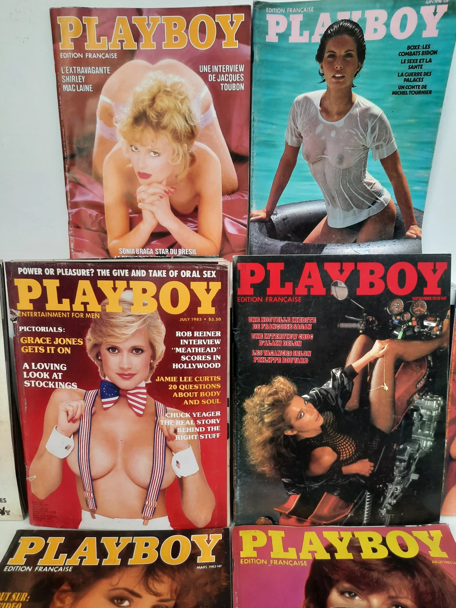 Lot vintage Playboy magazines – Franse edities (jaren '70 en '80) - foto 6