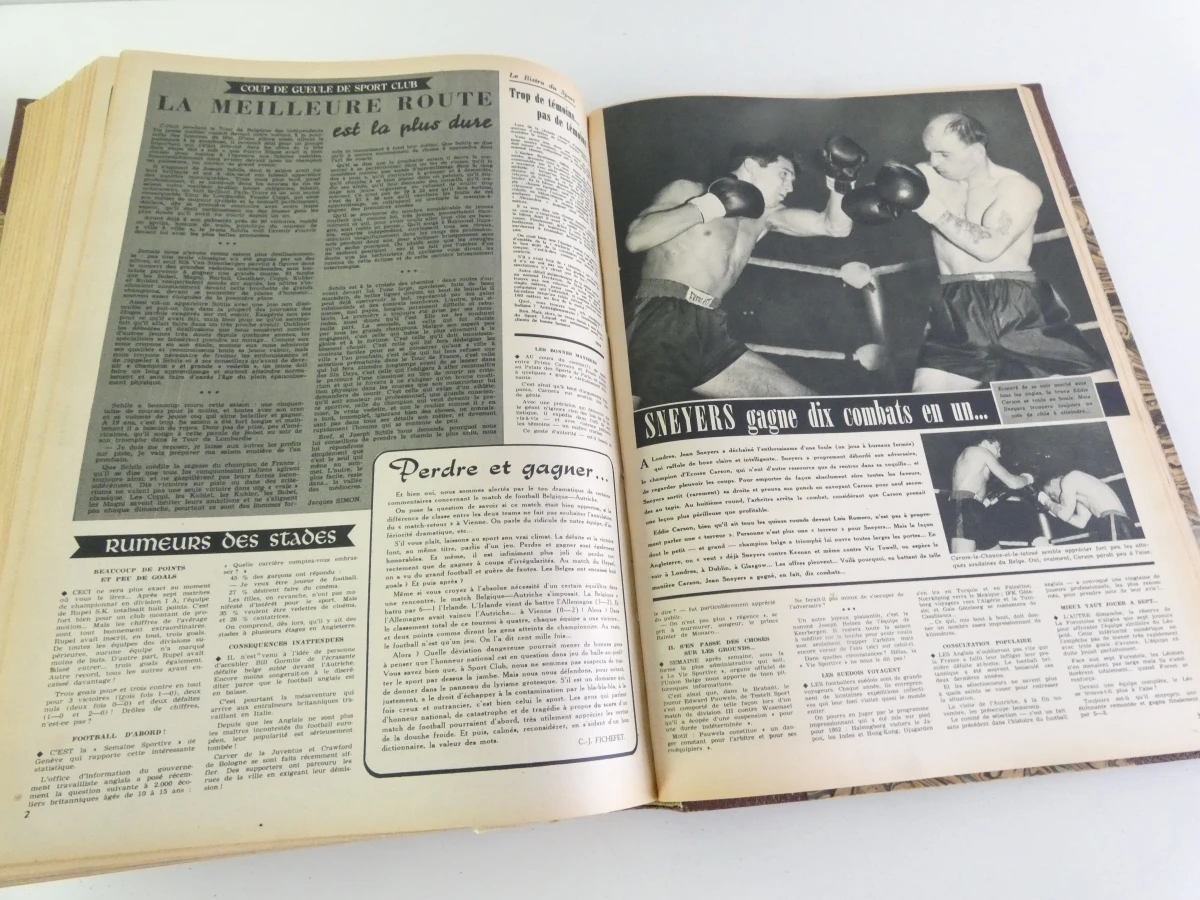 Sport Club – Vintage sporttijdschriften (1949 & 1951)
