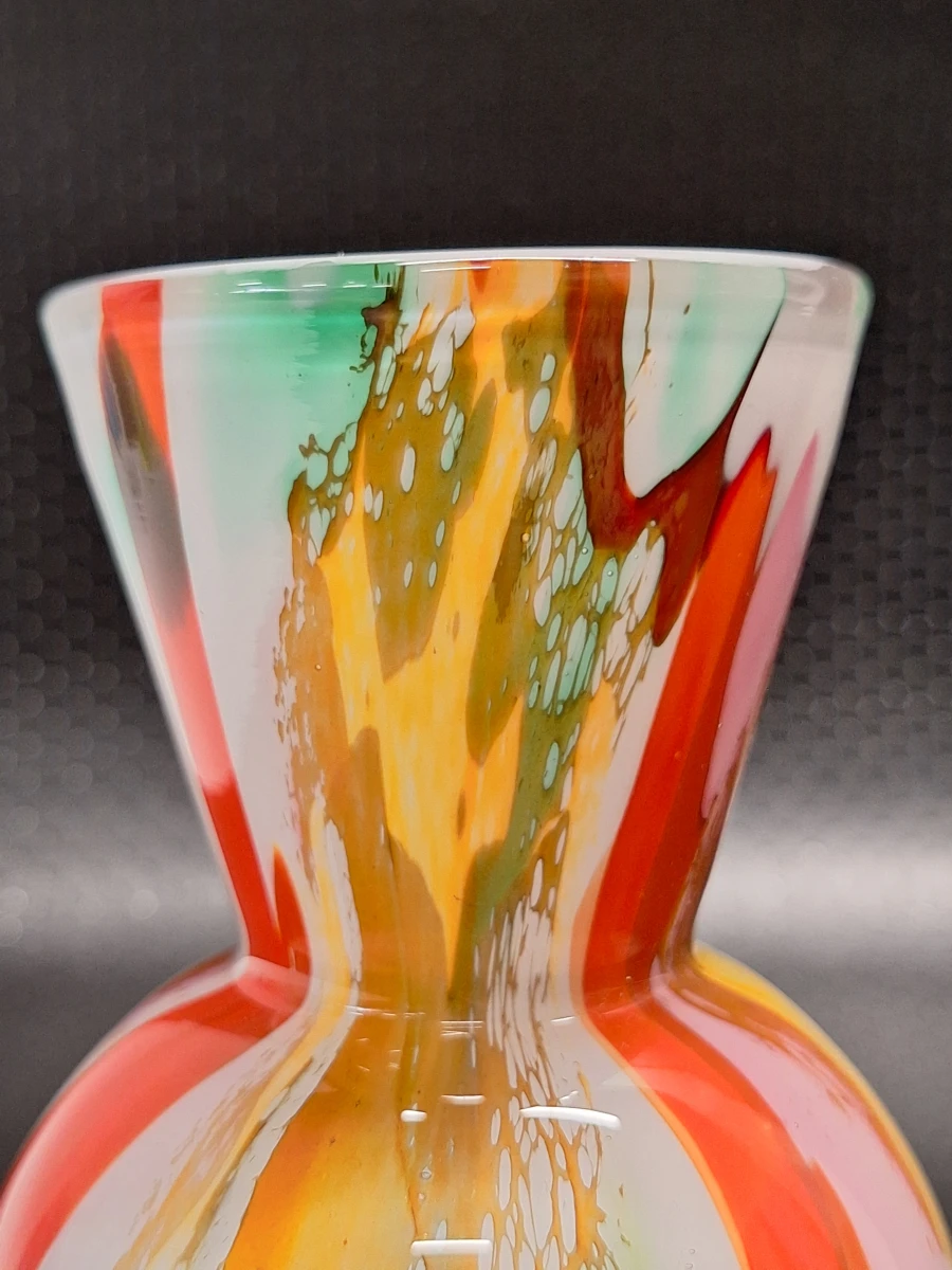 Set van twee Fidrio Mixed Colors mondgeblazen glazen vazen - foto 10