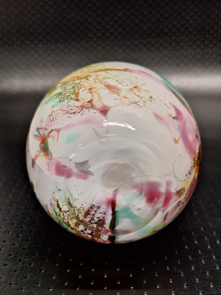 Set van twee Fidrio Mixed Colors mondgeblazen glazen vazen - foto 5