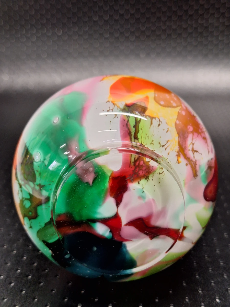 Set van twee Fidrio Mixed Colors mondgeblazen glazen vazen - foto 13
