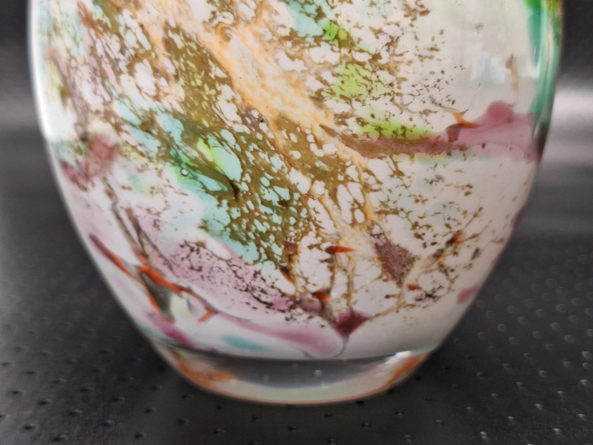 Set van twee Fidrio Mixed Colors mondgeblazen glazen vazen - foto 7