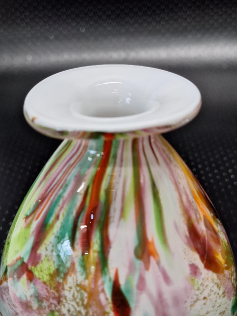 Set van twee Fidrio Mixed Colors mondgeblazen glazen vazen - foto 6