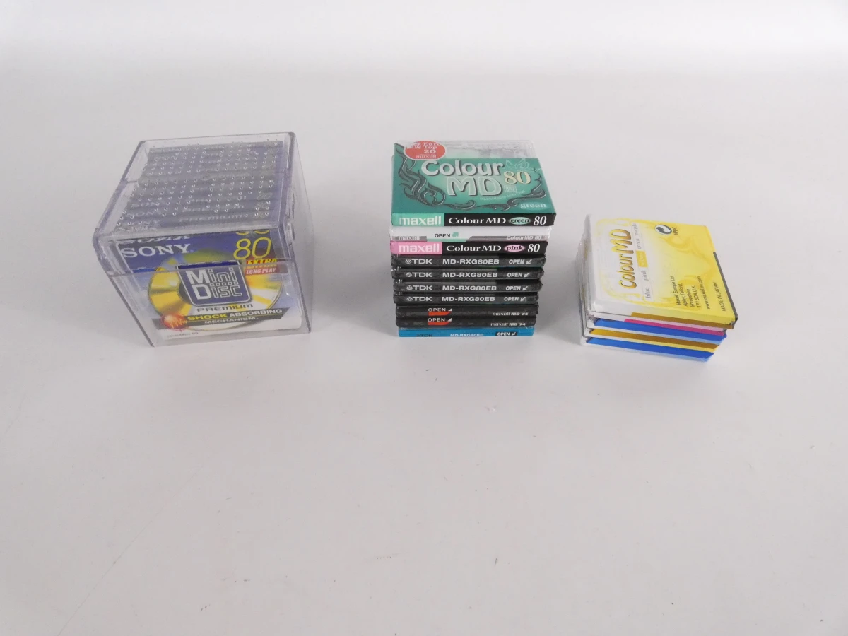 Set van diverse MiniDiscs