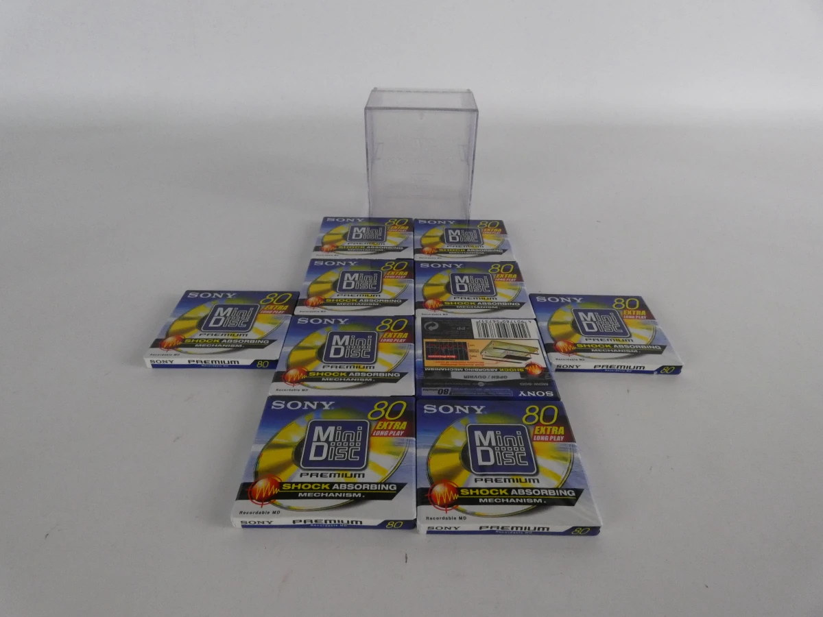 Set van diverse MiniDiscs