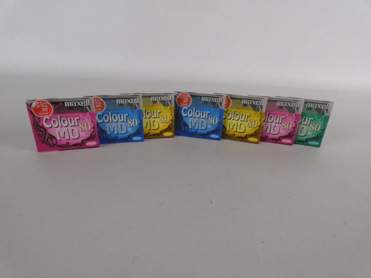 Set van diverse MiniDiscs