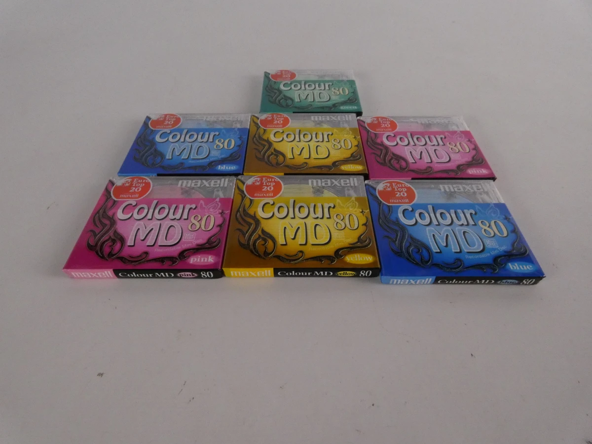 Set van diverse MiniDiscs
