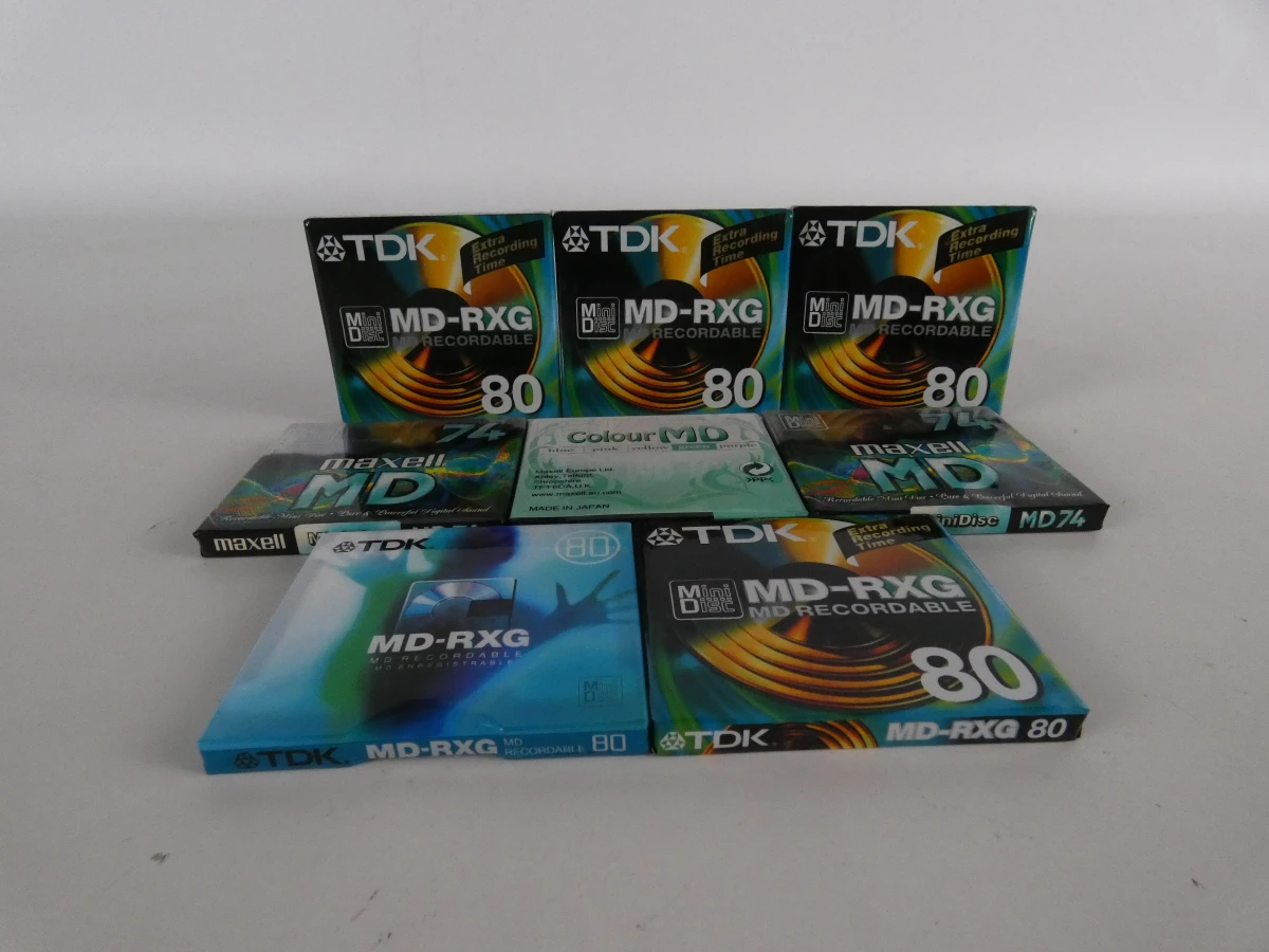 Set van diverse MiniDiscs