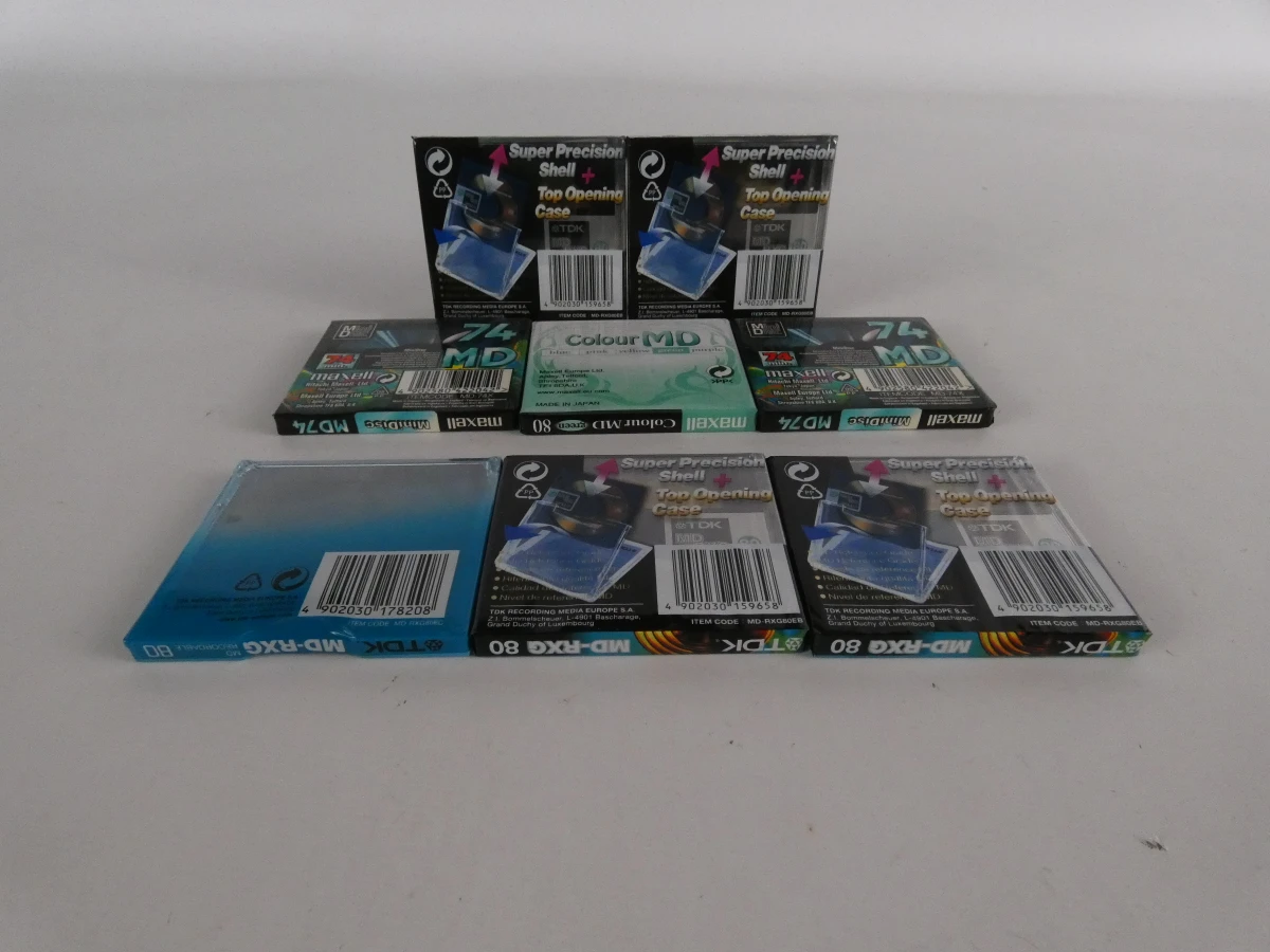 Set van diverse MiniDiscs