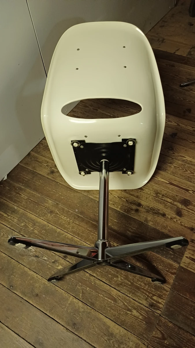 Set van 5 vintage draaistoelen