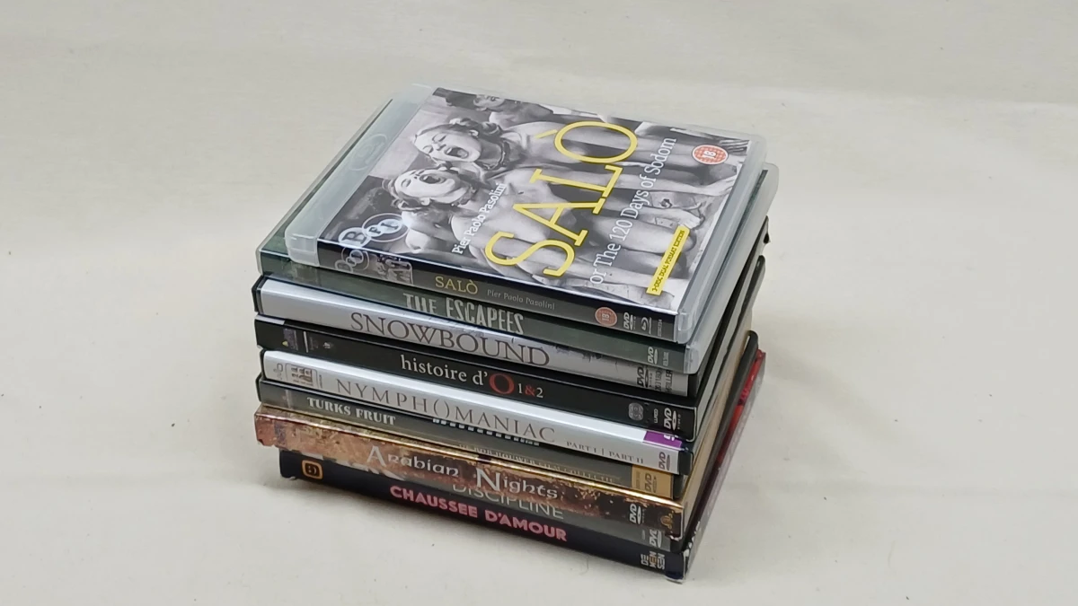 Erotische DVD collectie met diverse films