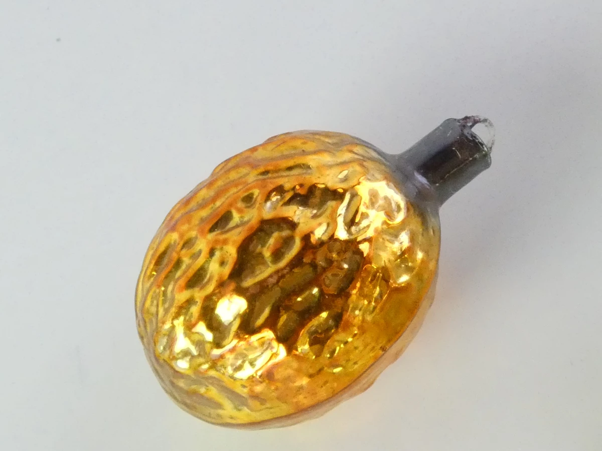 9 vintage ajeko kerstballen goud/zilverkleurig